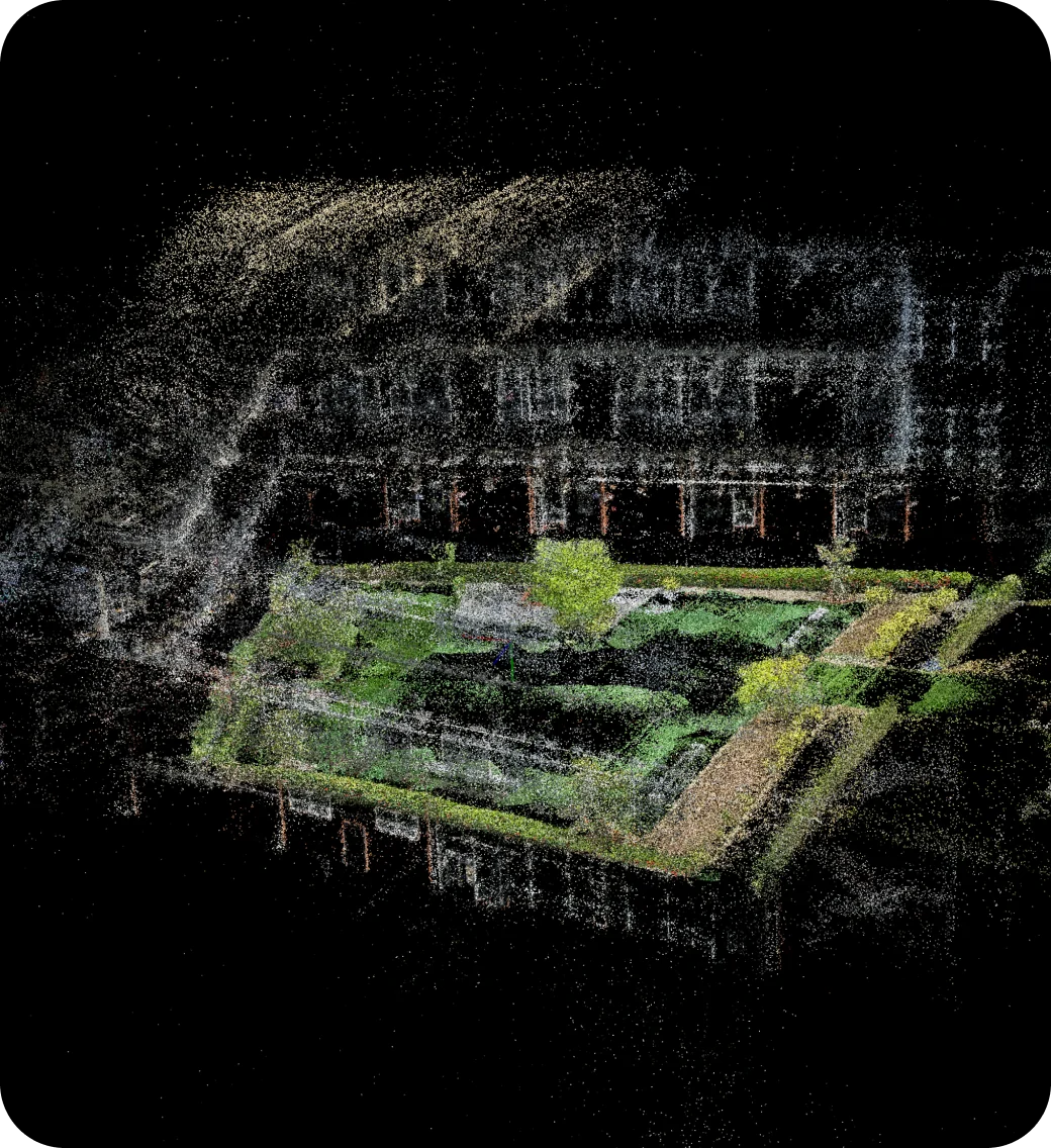Point cloud sample captured with Graffity Scanners
