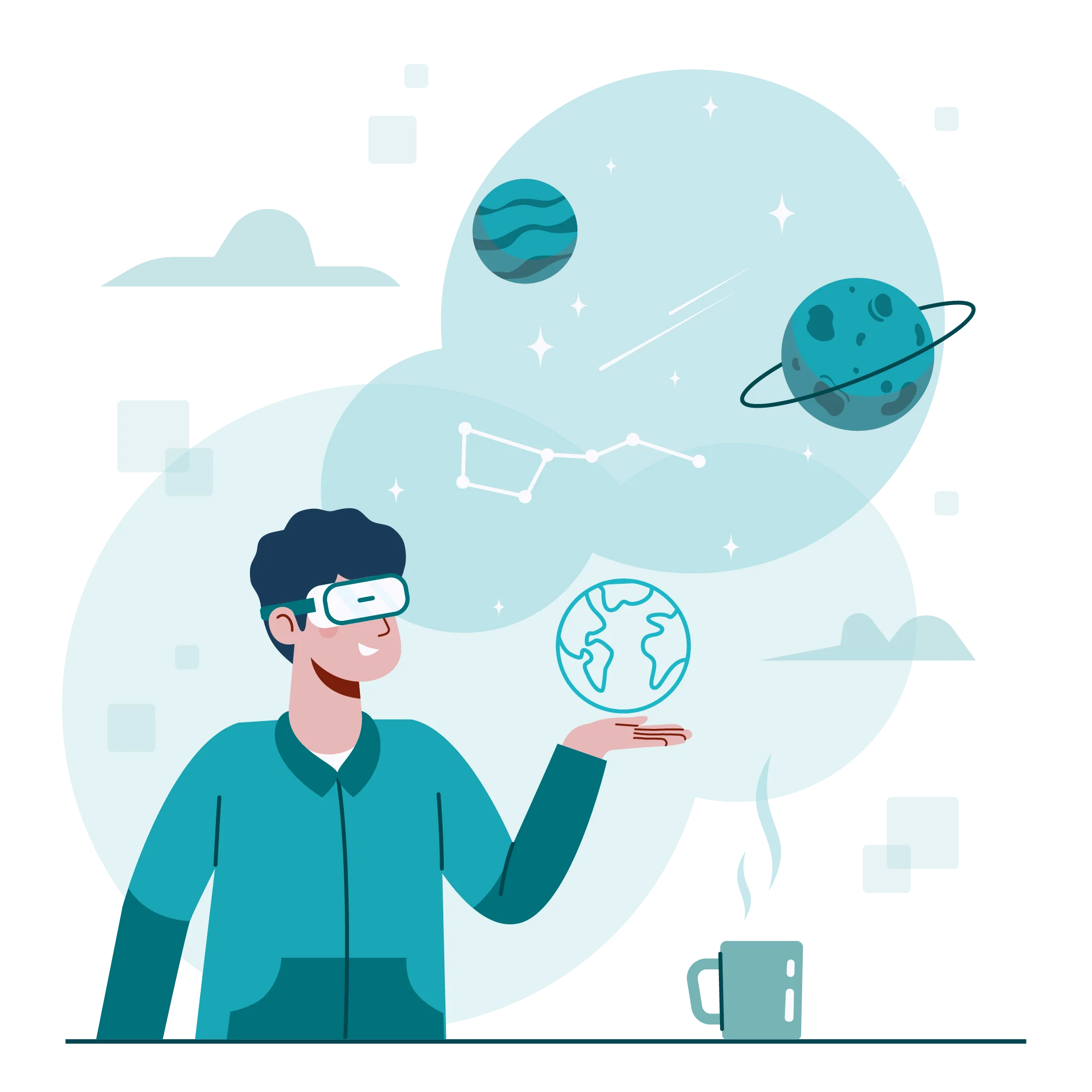 Vision: connecting the virtual into the real world